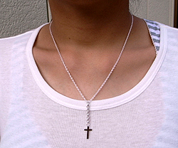 Mark Brotehrs　cross pendant(ロザリオタイプ）